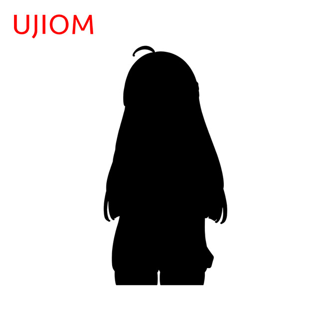 UJIOM 5.1" Fern Waifu Anime Car Sticker Car Door Rearview Mirror Decals