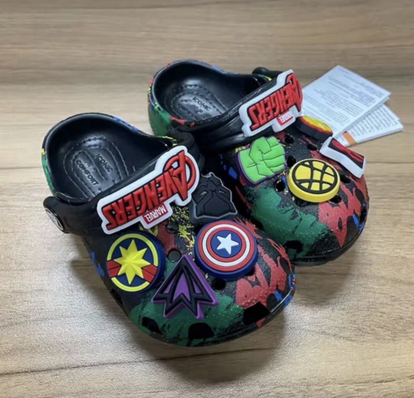 Kids Crocs Avengers Disney Original Classic Clog Brand New Children C10