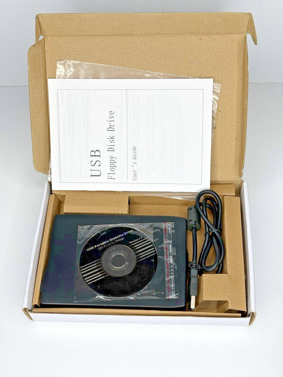 Bytecc   BT-144 Ultra Slim USB External Floppy Disk Drive New Open Box