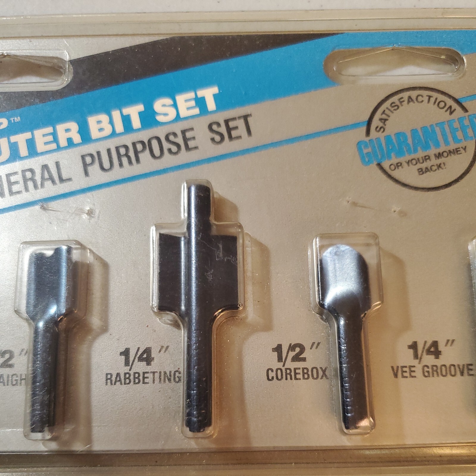 CREDO 14751 Dura-Sharp 5 Pc Router Bit Set General Purpose Assortment