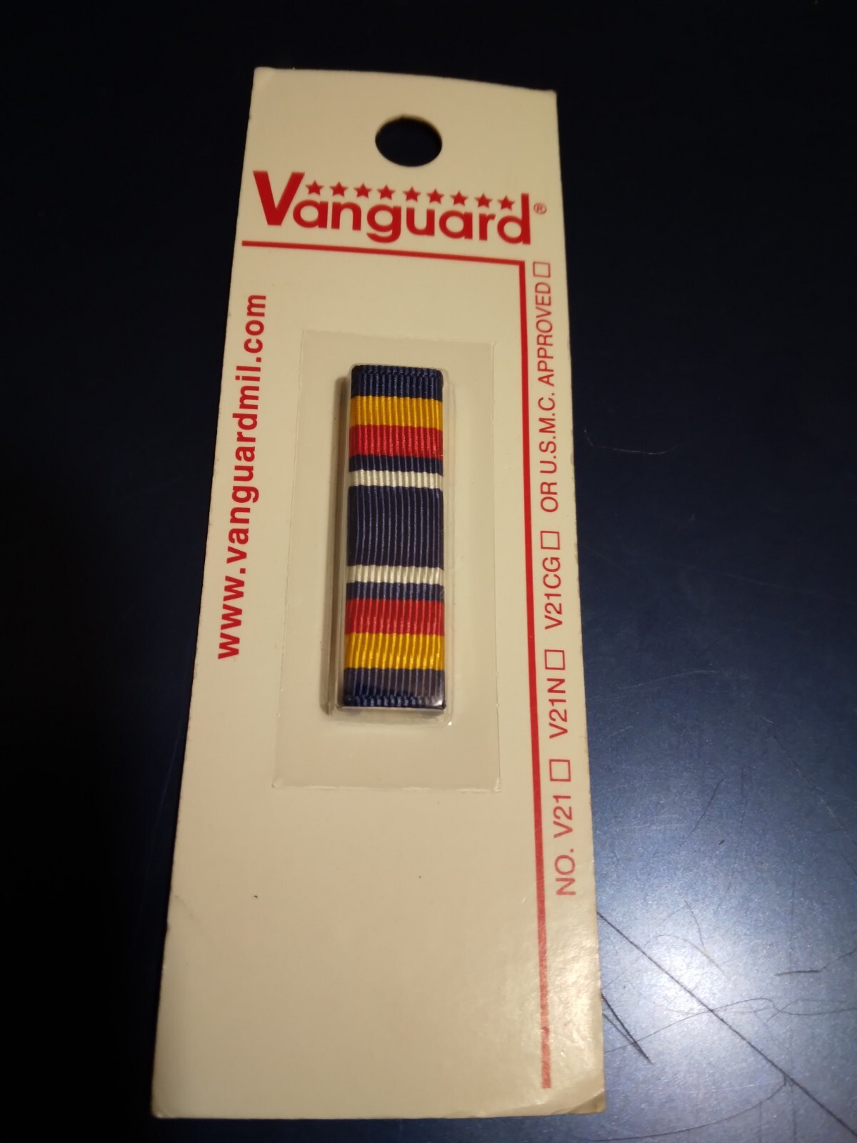 U.S. Military Ribbon- New- Vanguard- Global War On Terrorism Servicev(23-2154)
