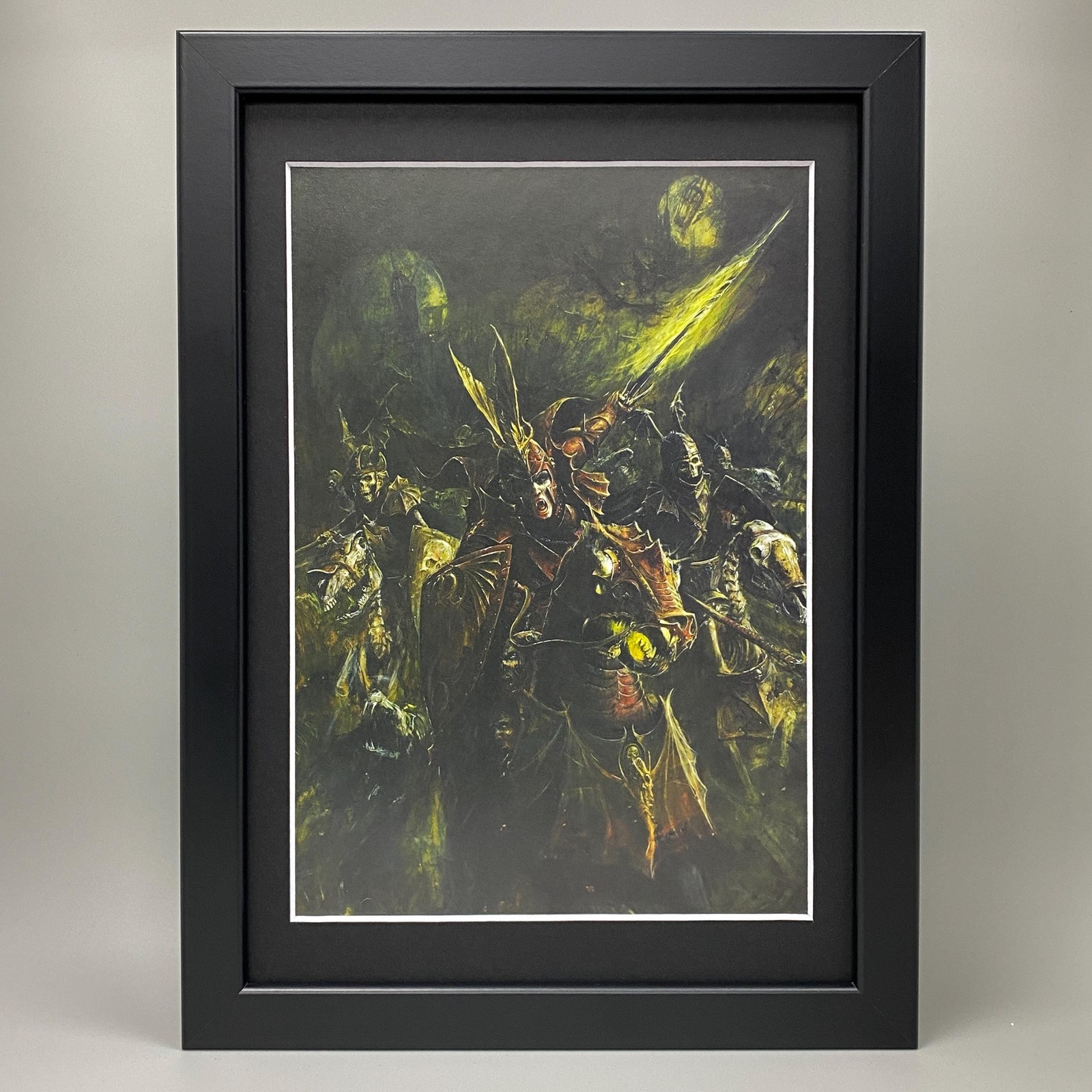 VAMPIRE COUNTS UNDEAD FRAMED ART BLOOD KNIGHT WARHAMMER AGE OF SIGMAR OLD WORLD