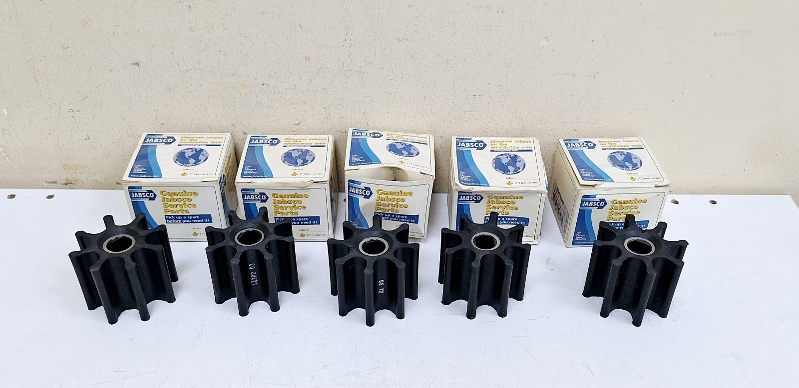 Jabsco 14282-03 / 14282-0003 Nitrile Impeller (Lot of 5 pcs)