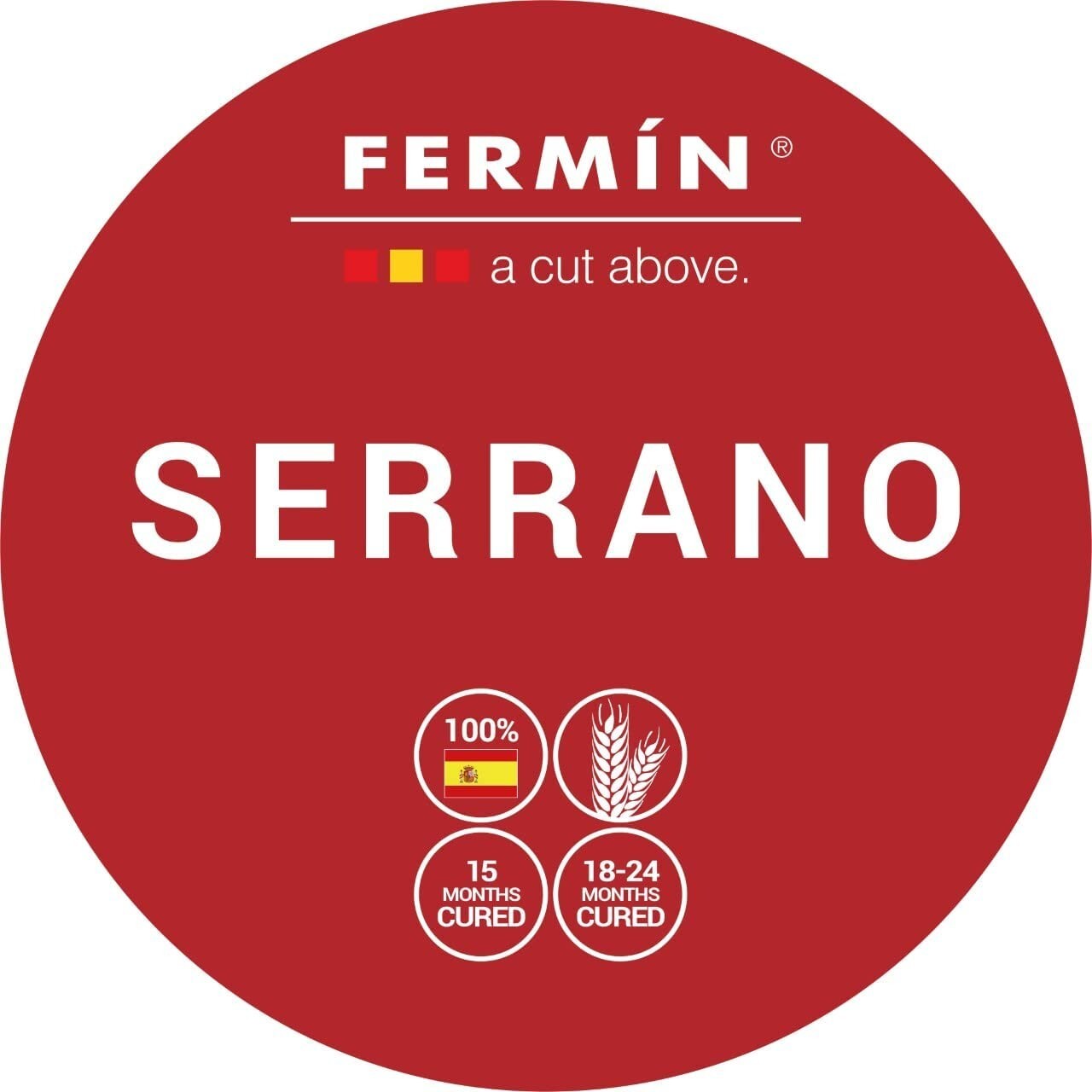 Serrano Ham (Bone-in) 18-24 months/Jamon Serrano/by Fermin