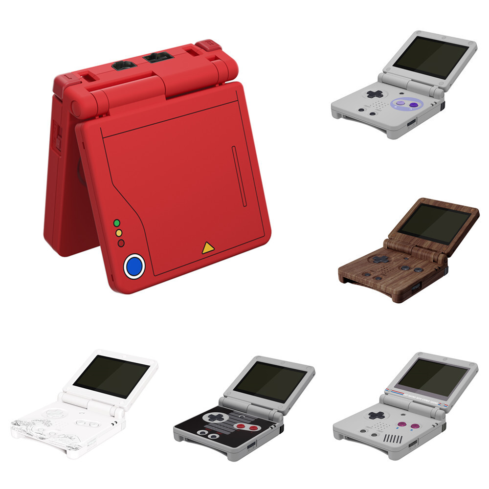Gameboy Advance SP Replacement Full Shell Housing Buttons IPS Ready Pattern Trim