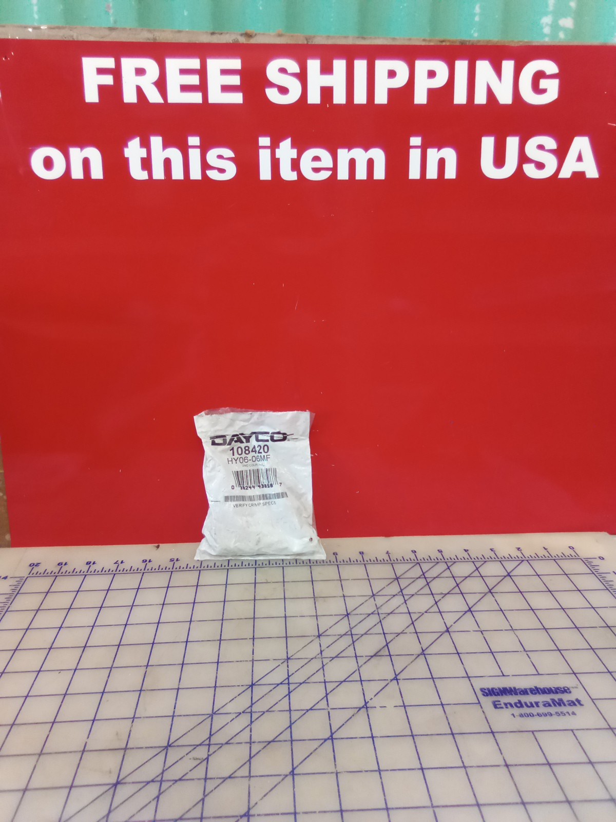 Dayco Hydraulic Coupling 108420, New Old Stock, Free Shipping