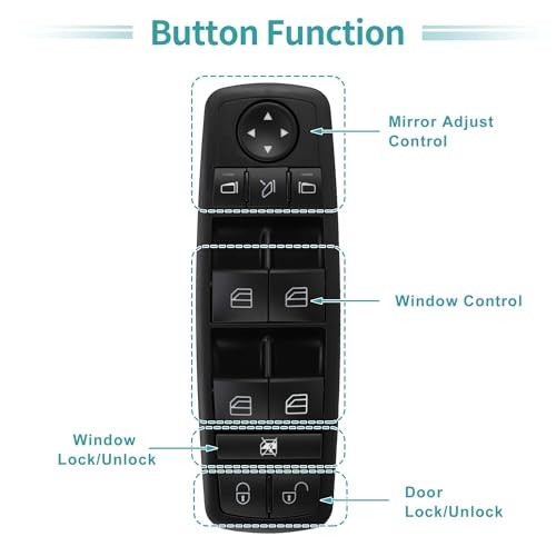 Front Left Driver Side Power Window Switch Window Control Switch Fit for