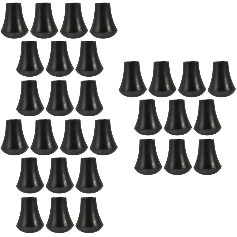 Set of 3 Floor Tom Legs Drum Protectors Rubber Feet Adhesive Replacement Parts