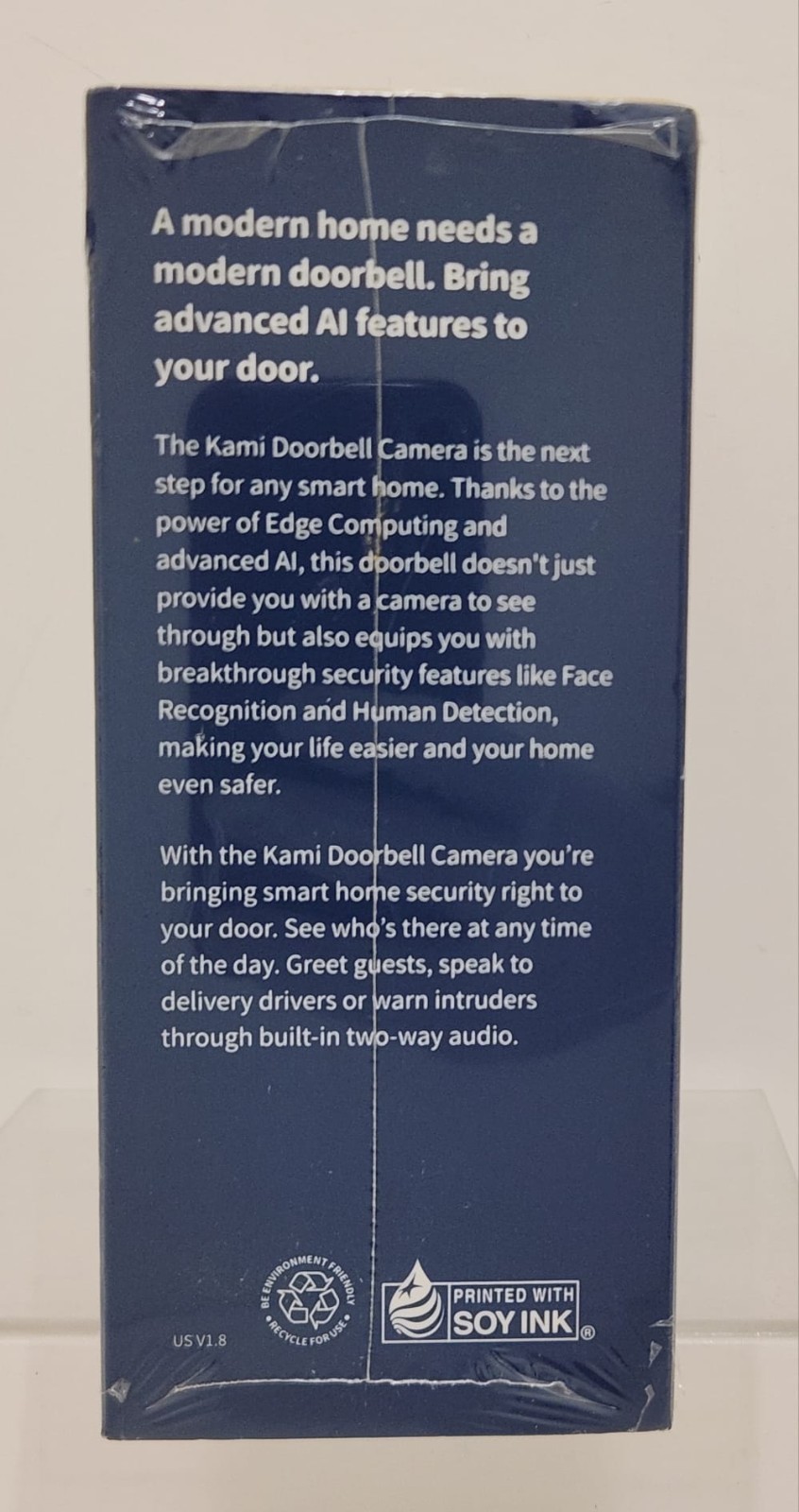 KAMI Wireless Smart Doorbell Camera - White