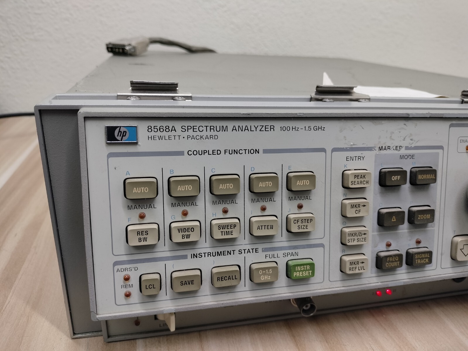 HP 85680A Benchtop Spectrum Analyzer RF SECTION 100Hz - 1.5GHz