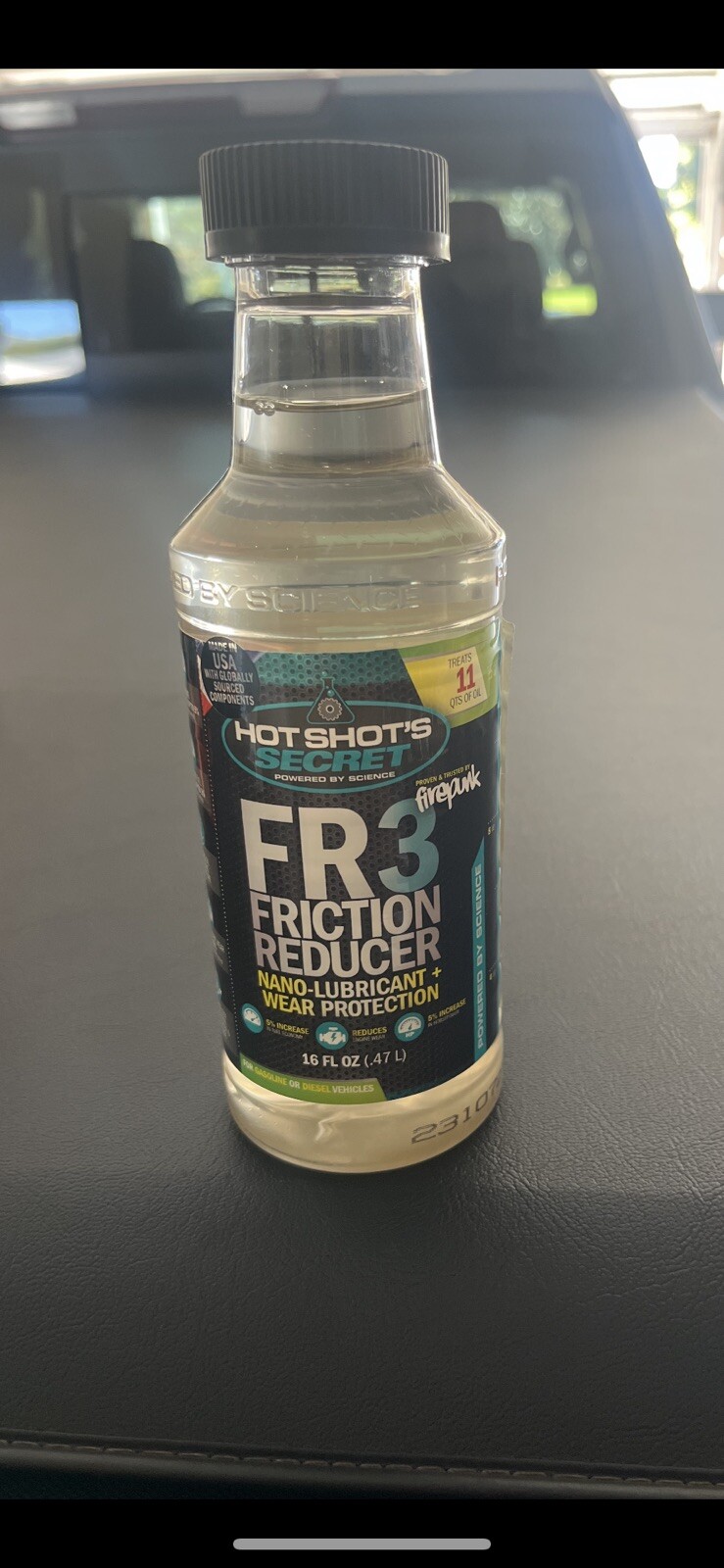 Hot Shot's Secret FR3 Friction Reducer 16oz Gas Diesel  HSSFR316Z