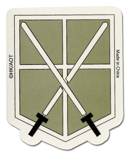 ATTACK ON TITAN 2 to 3" Sticker