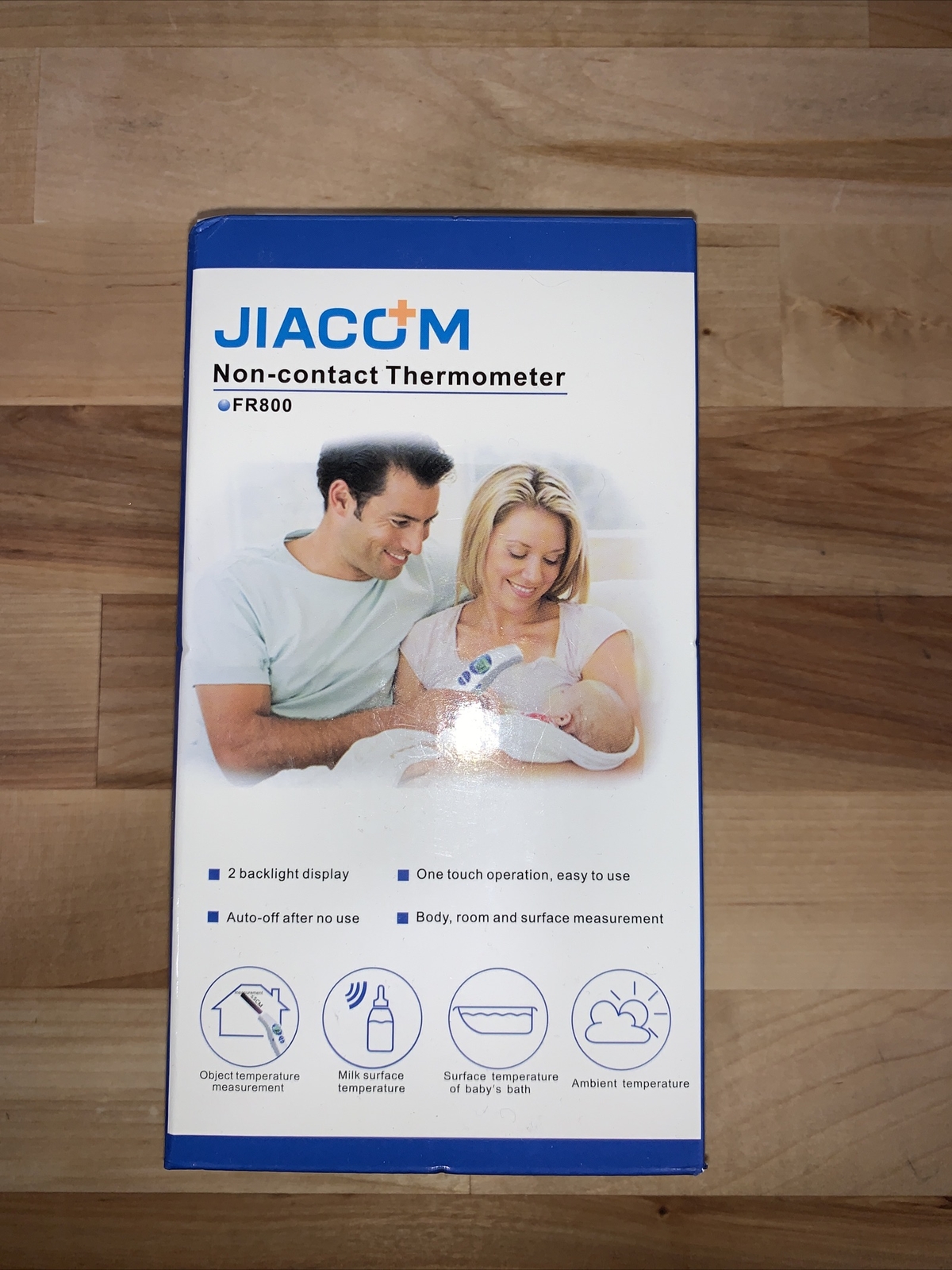 Jiacom Non-Contact Infrared Thermometer Body, Bottle & Bath New in Box