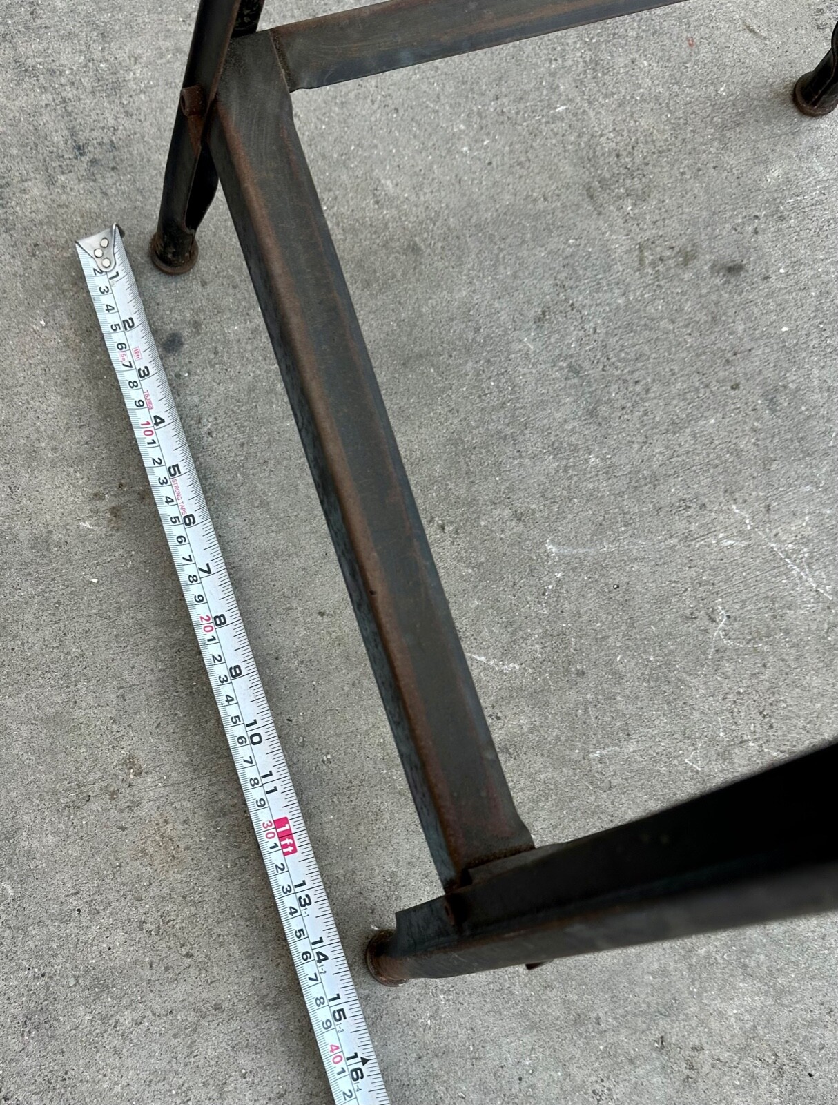 Vintage Industrial Shop Stool / Drafting Stool w/ Backrest (5315)