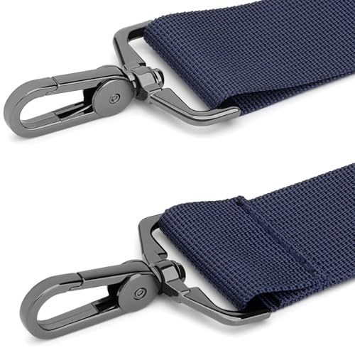 RAINYEAR 59 Inch Shoulder Strap for Bag, Adjustable Soft Padded Navy Blue