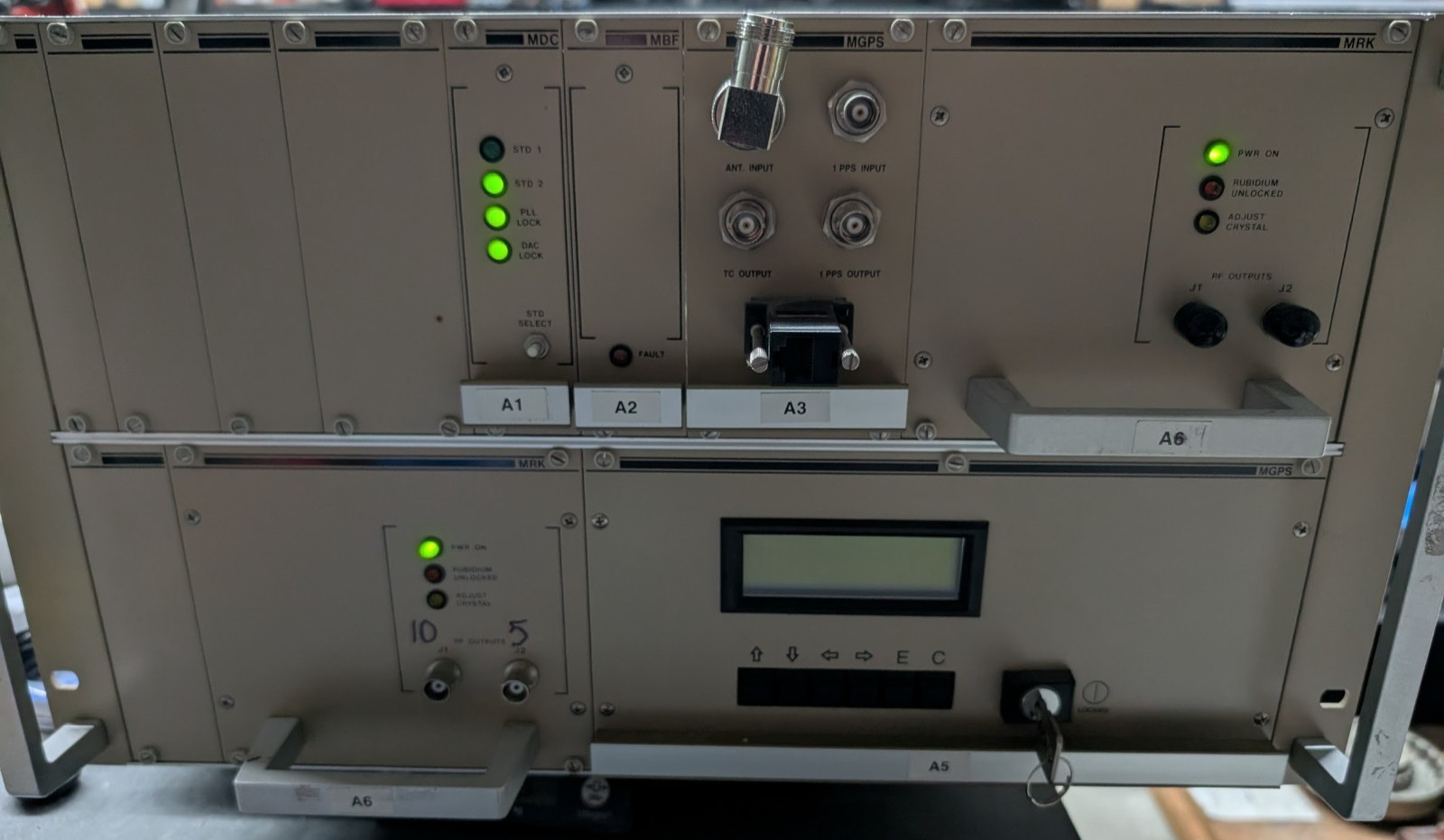 Efratom MFS-286 Dual Rubidium Frequency Standard Atomic Clock 10MHz DOUBLE LOCK