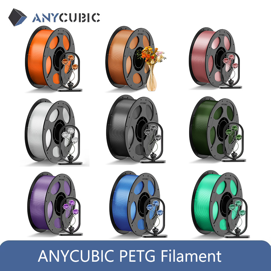 ANYCUBIC PETG/ PLA Galaxy/ ABS 1.75mm 3D Printer Filament Exceptional Toughness