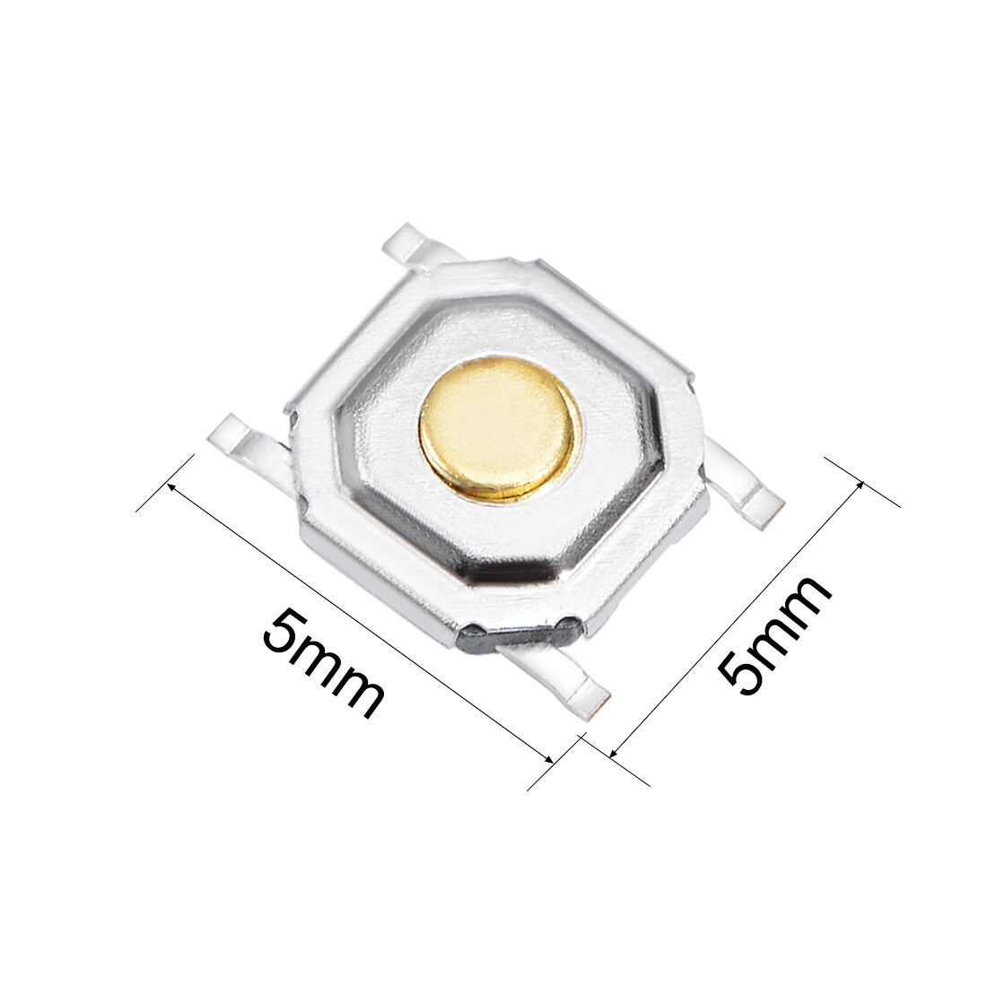 30pcs Momentary Panel PCB Surface Mounted Devices SMT SPST Tactile Tact Switch