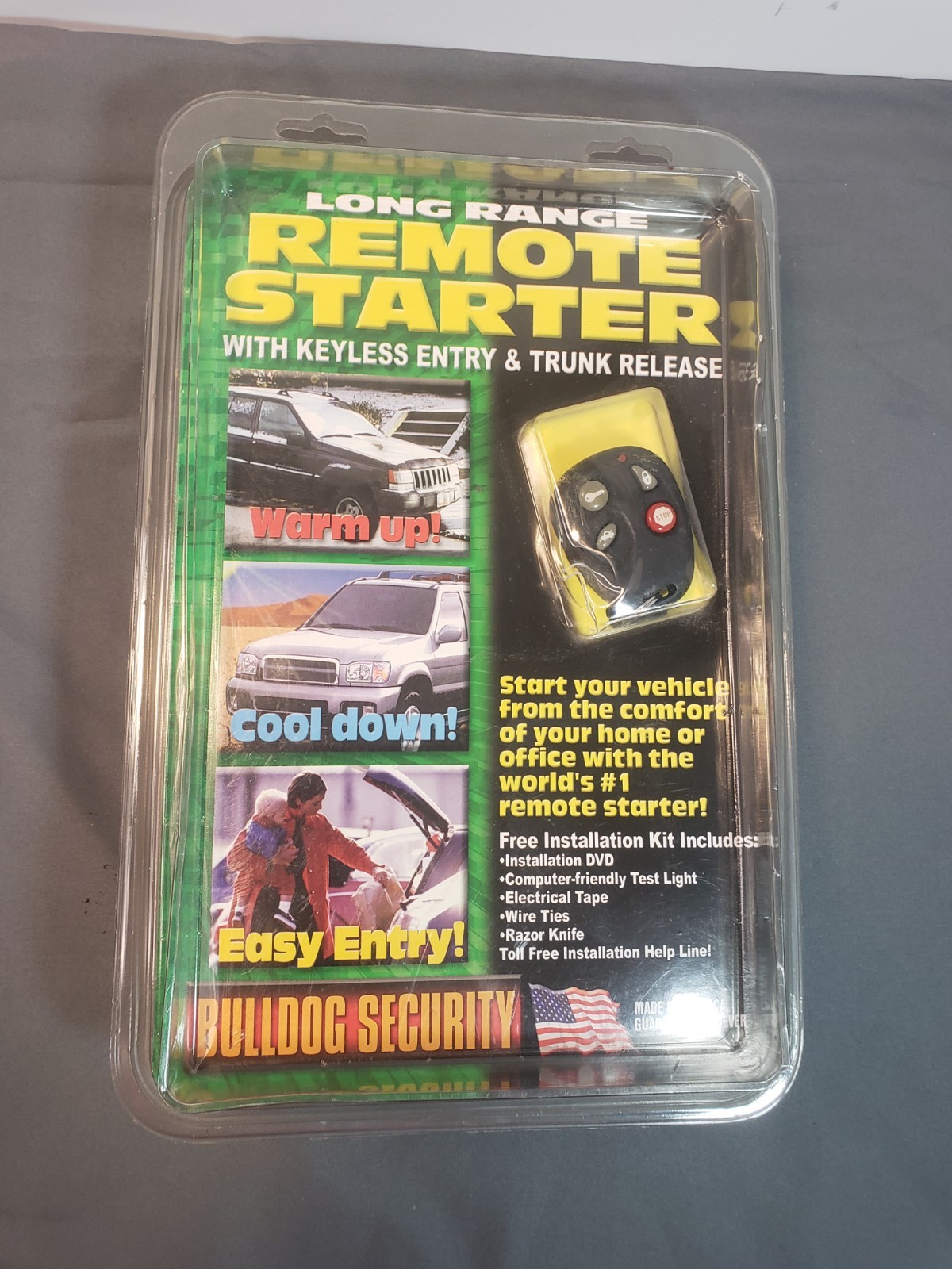 BULLDOG SECURITY Extended Range REMOTE STARTER RS700