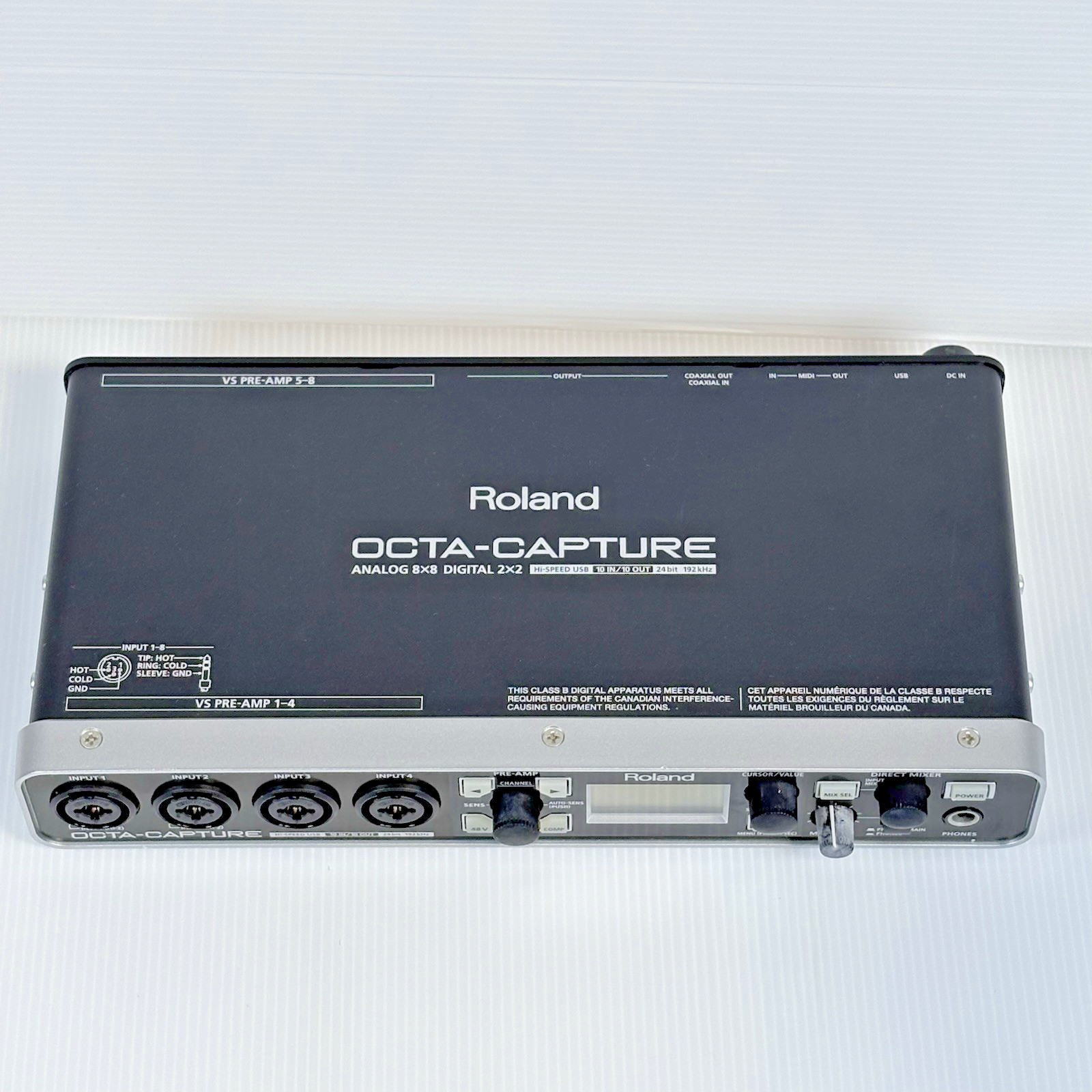 Roland Octa-Capture UA-1010 USB Audio Interface Tested Working Used
