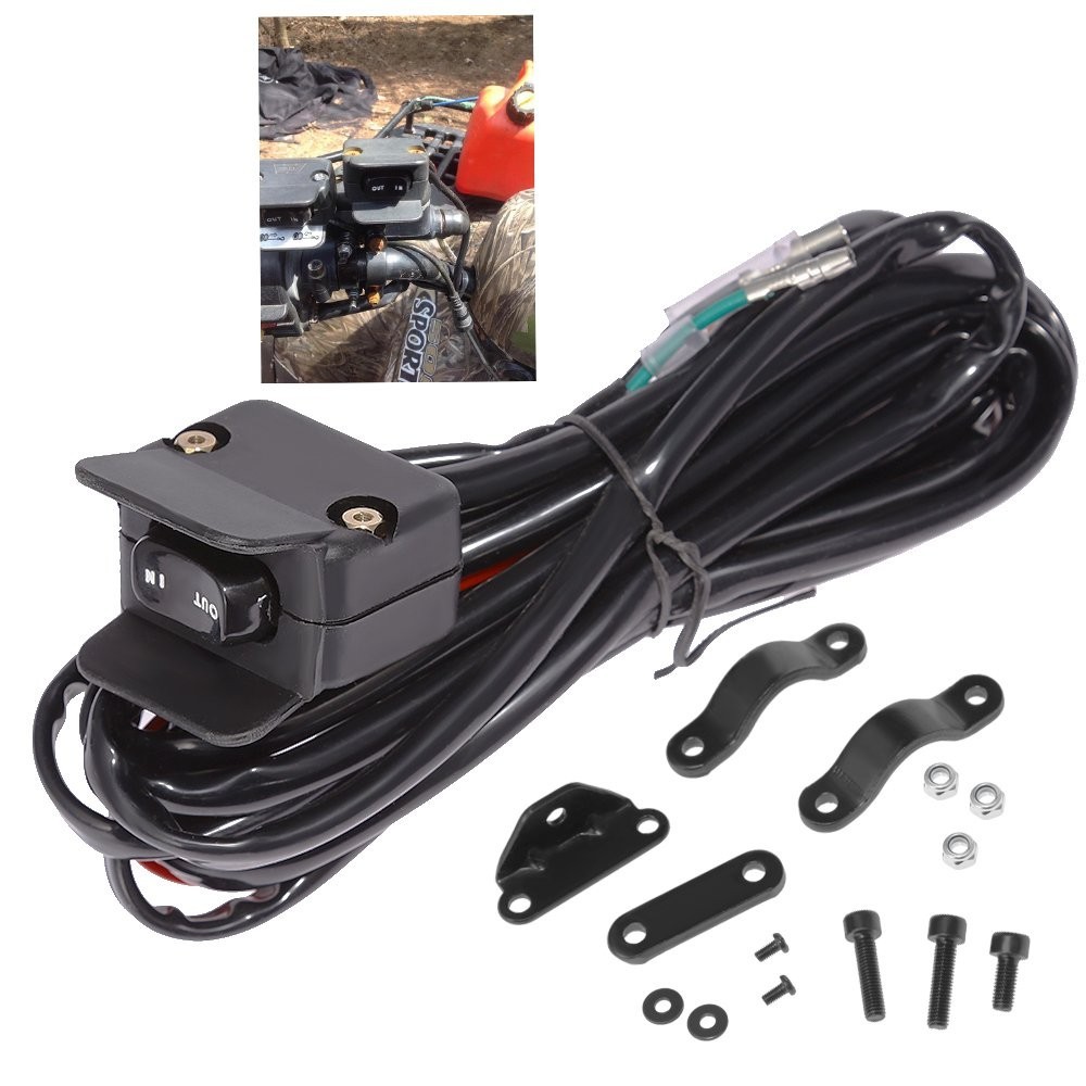 Heavy Duty Handlebar Control Line Winch Rocker Switch Control Warn for ATV/UTV