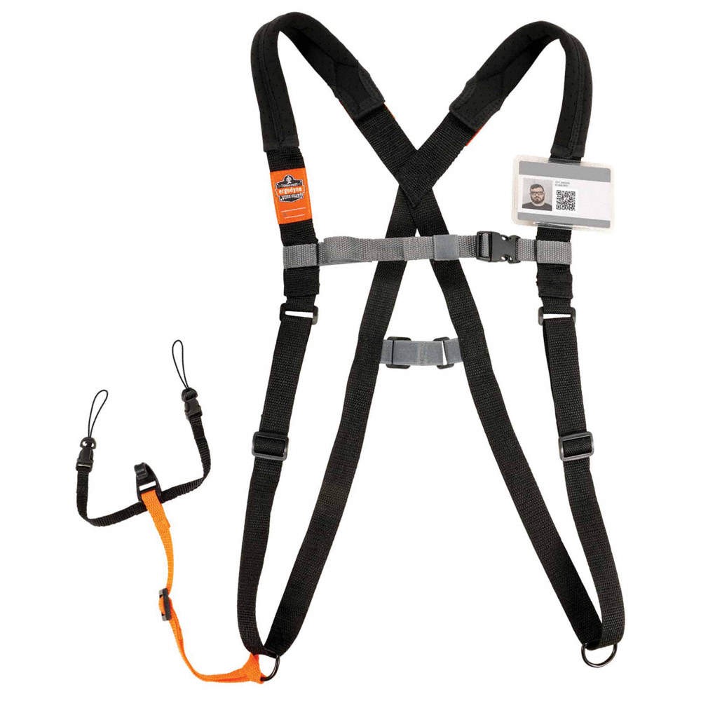 SQUIDS BY ERGODYNE 3138L Barcode Padded Scanner Harness Lanyard 785TZ8