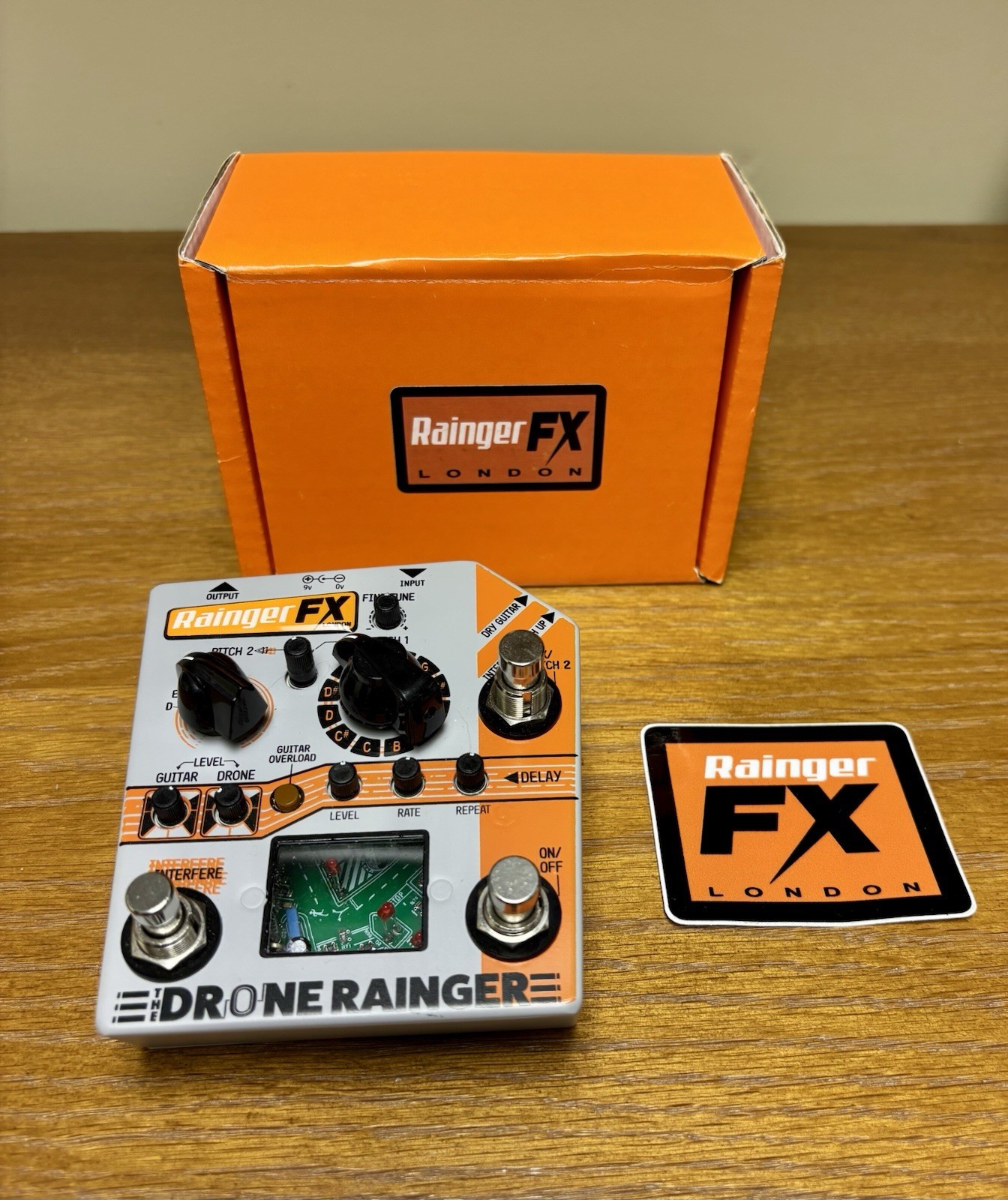Rainger FX Drone Ranger Digital Delay Synth Effect Pedal