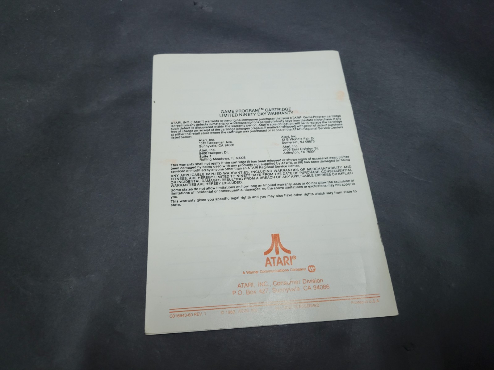 star raiders atari 2600 Manual