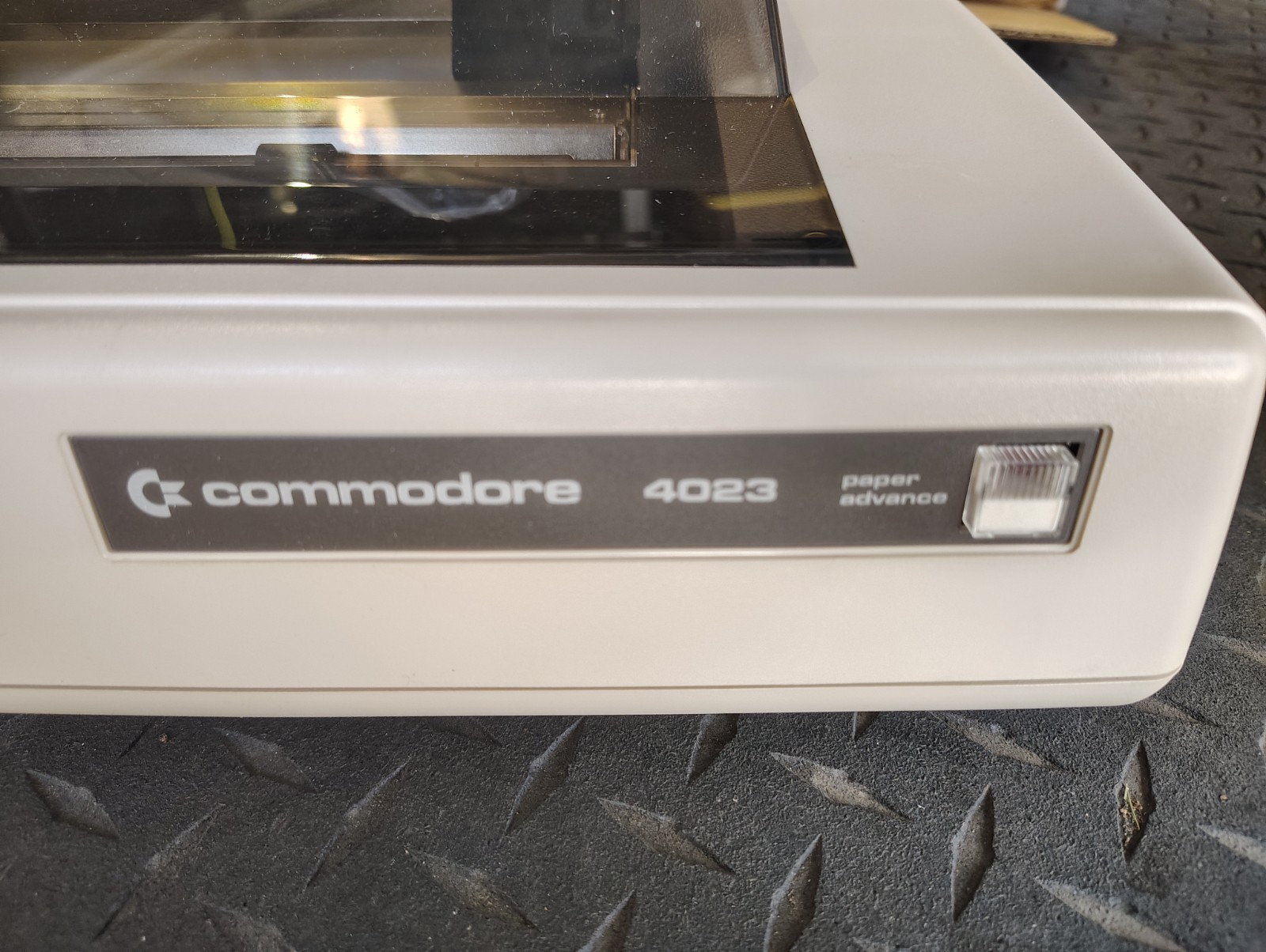 Commodore Printer-4023-Paper Advance Computer Printer Tractor Feed ***READ***