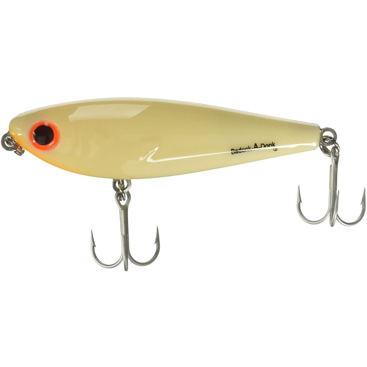 Bomber Saltwater High Pitch Badonk-A-Donk 3/4 oz Fishing Lure - Bone/Orng Mouth