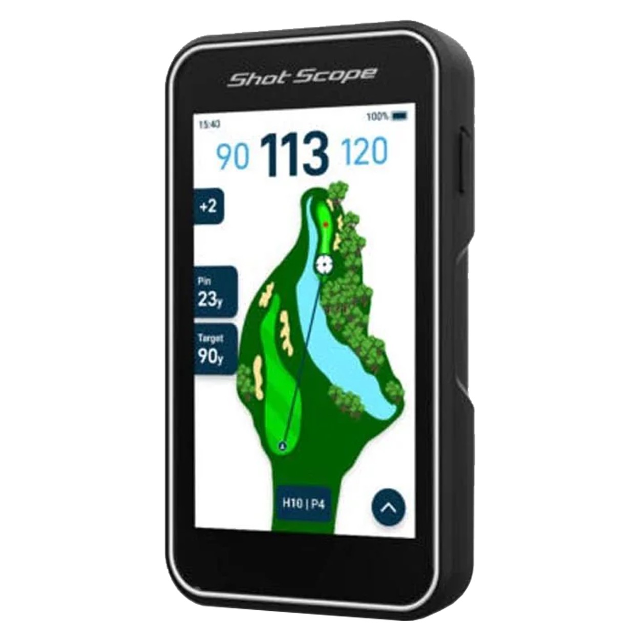 Shot Scope Golf H50 Handheld GPS Unit | 42,000+ Courses | No Subscription, Black