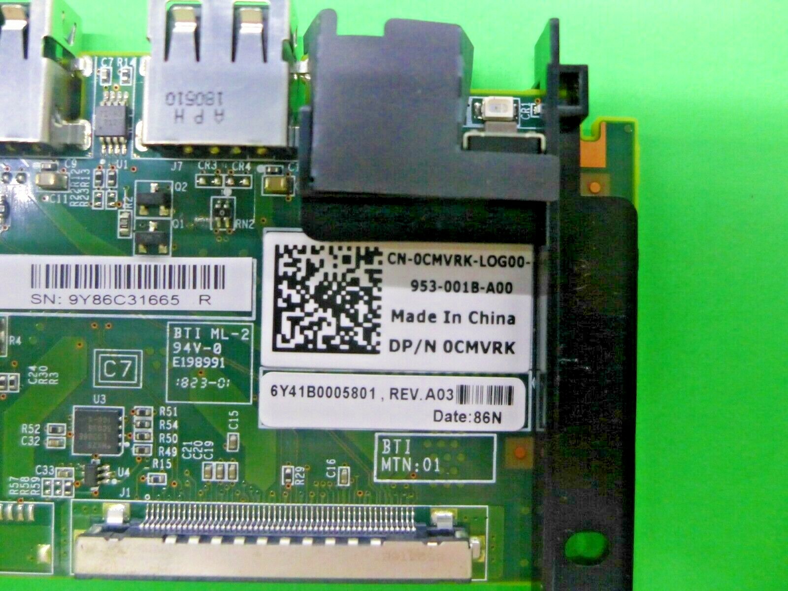 Genuine Dell PowerEdge R630 Front Control Panel Board CMVRK