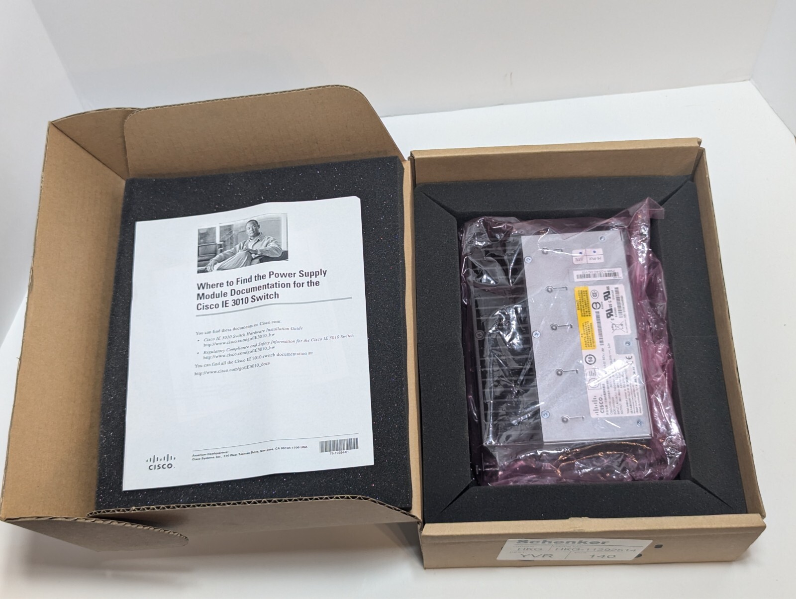 Cisco 341-0384-02 REV: A0 152 W Power Supply (PWR-RGD-AC-DC)