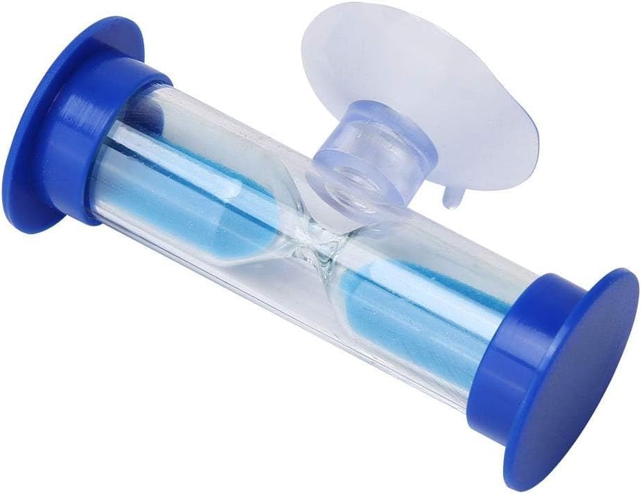 3Pcs Blue Toothbrush Timer for 2mins Sand Clock Timer 2 Minute Sand Timer, Pl...