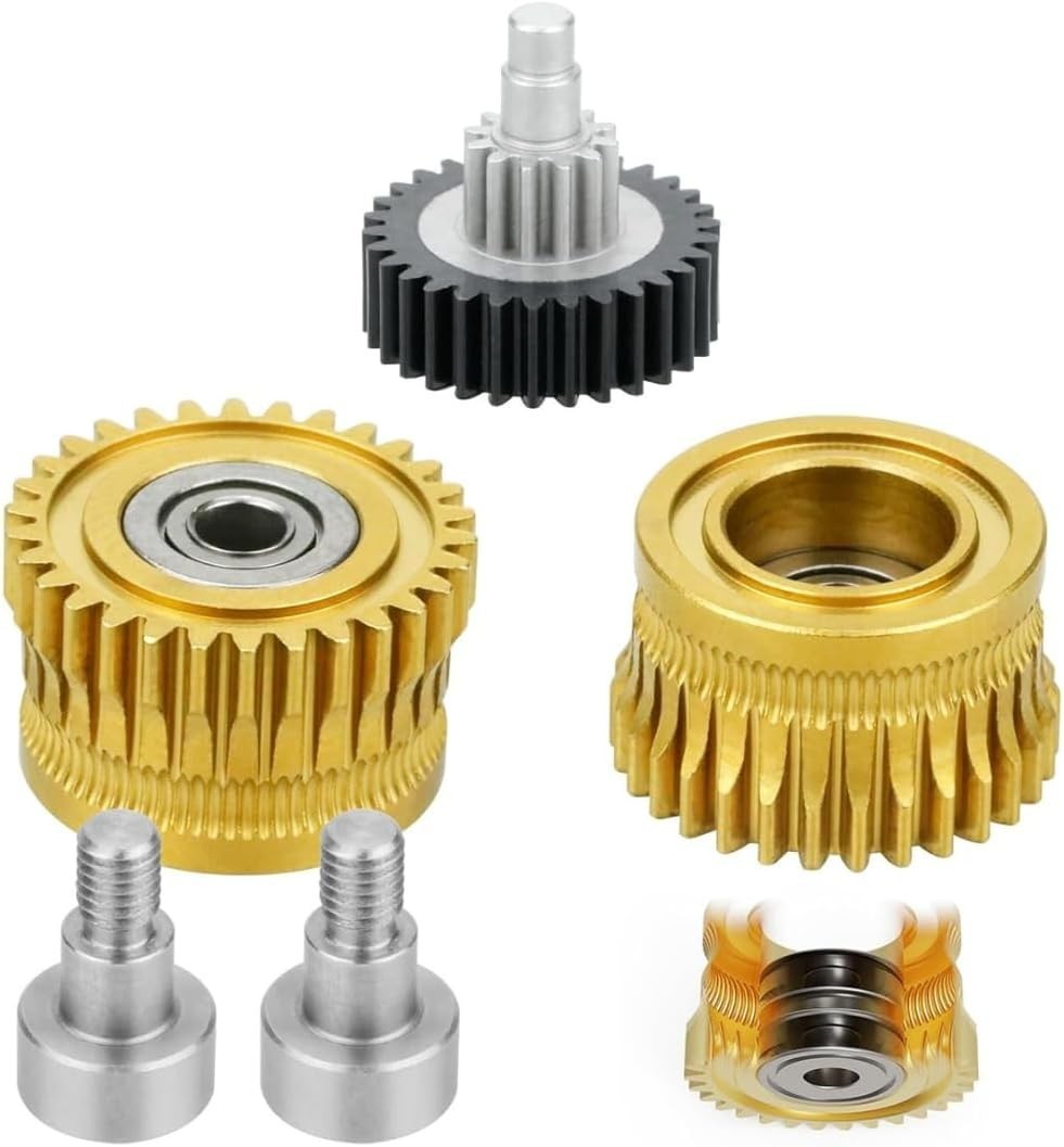 For Creality K1C Replacement Extruder Gear, K1C Extruder Gear Metal,K1C Extruder