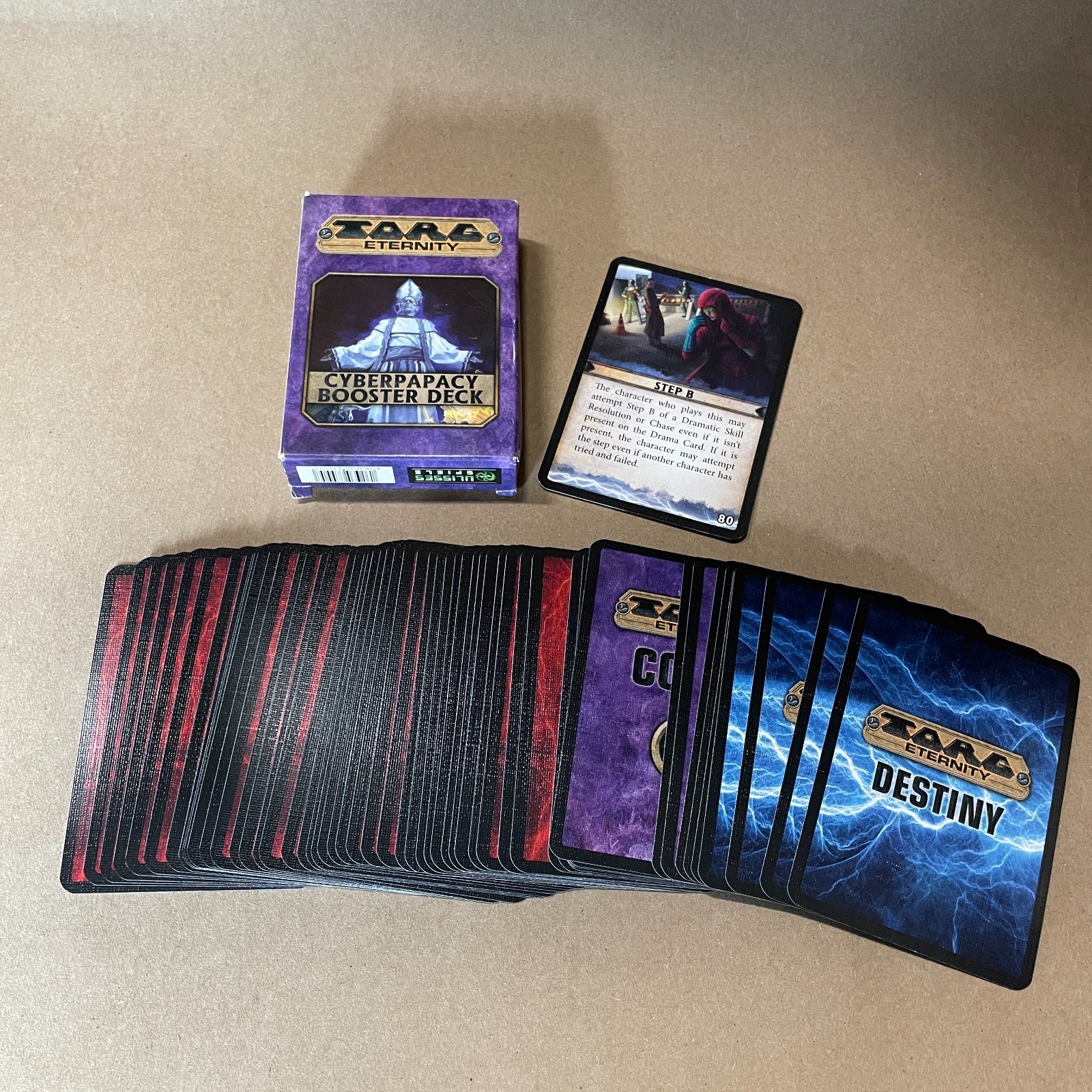 TORG Eternity RPG Cyberpapacy Booster Deck