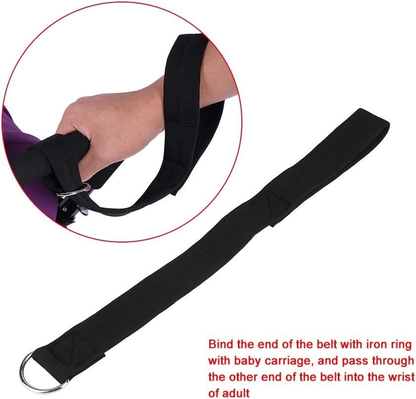 Lightweight Adjustable Wrist Leash for Toddler Strollers & Wheelchairs