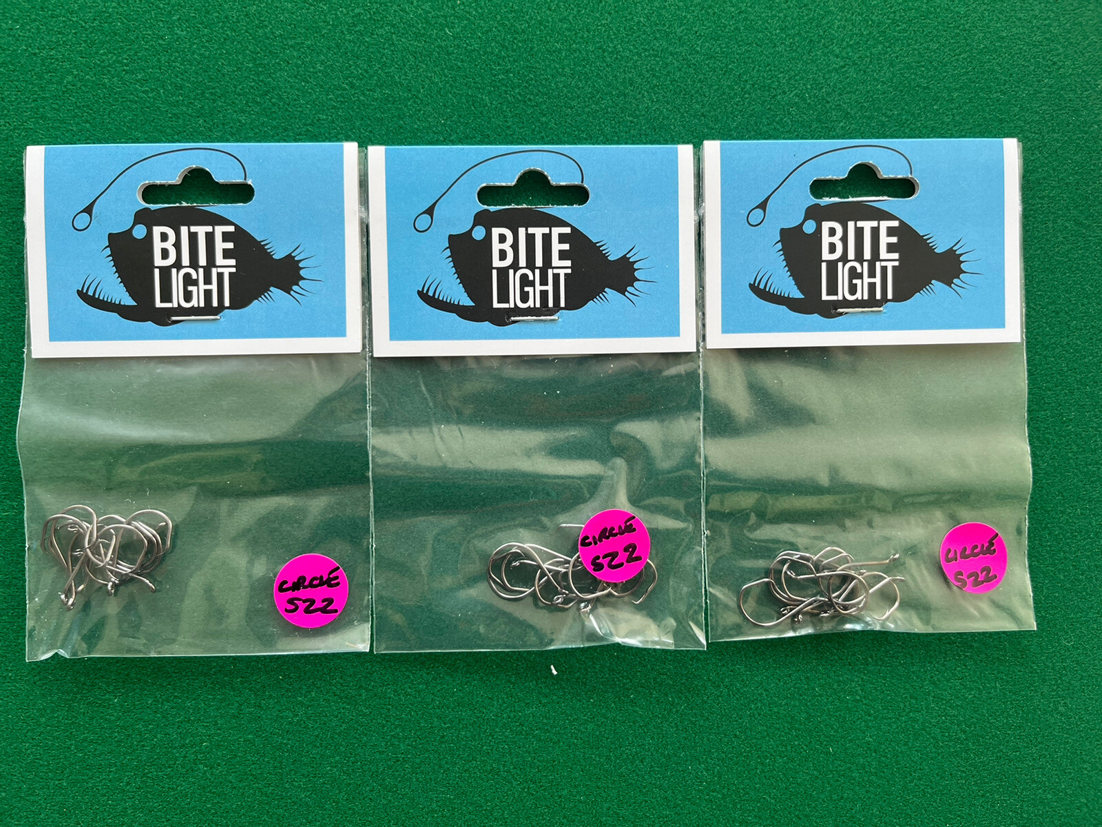 Circle Hooks size 2 - Bitelight Perchmaster 3 packs 30 hooks