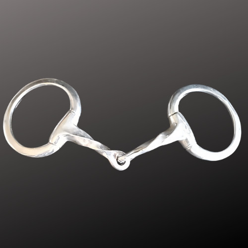 Eggbutt Slow Twist Stainless Steel Horse Bit 5" Mouth English Western