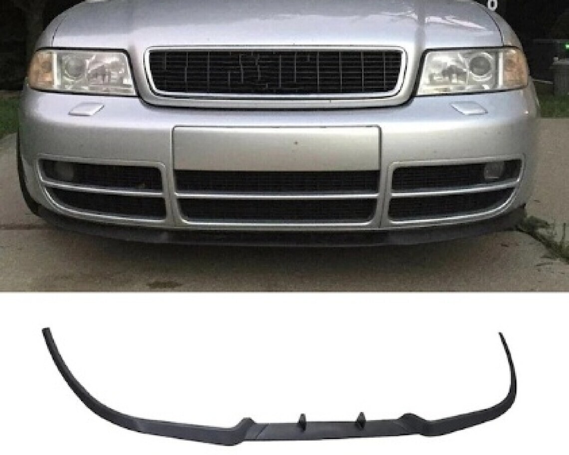 For Audi A4 S4 B5 Cupra R Front Bumper Splitter Front Bumper Lip 3 Pcs