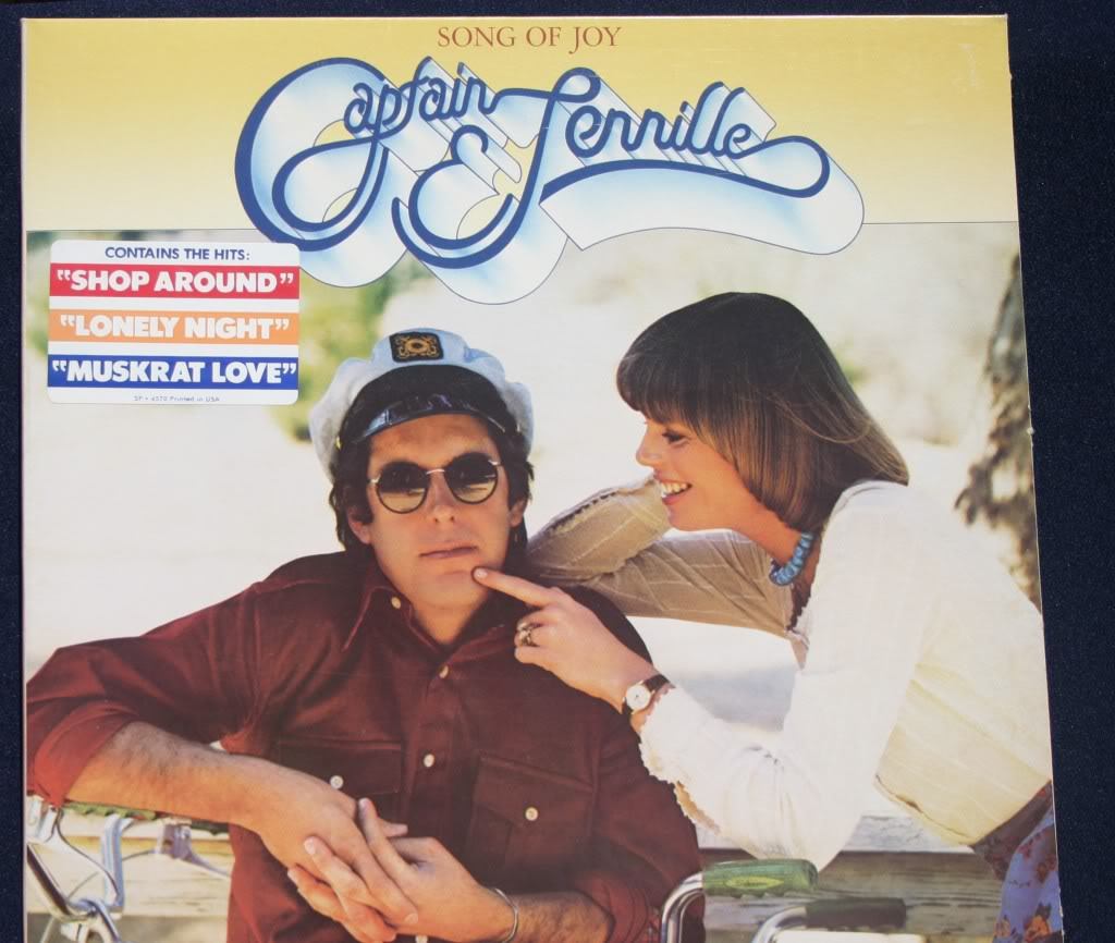 CAPTAIN & TENNILLE SONG OF JOY 1976 RECORD LP ALBUM
