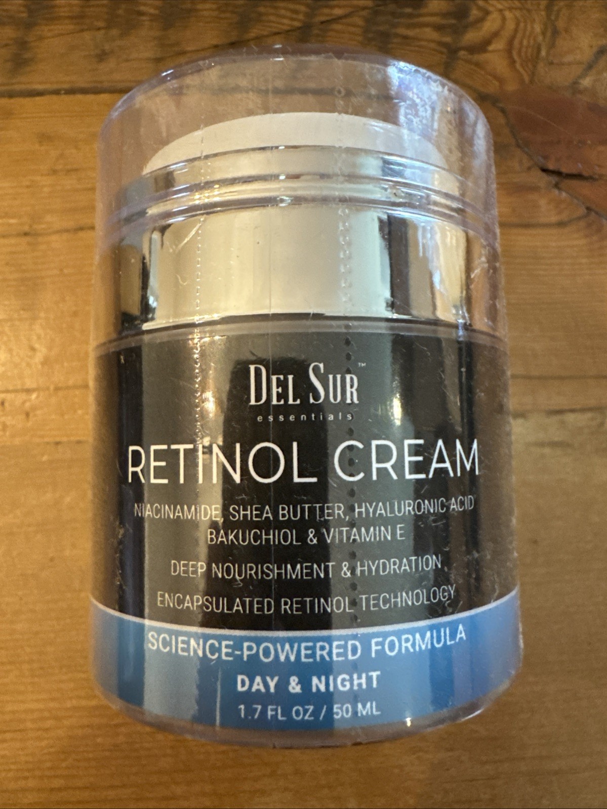 Del- Sur Retinol Cream for Face – Gentle Hydrating Moisturizer Hyaluronic 1.7oz
