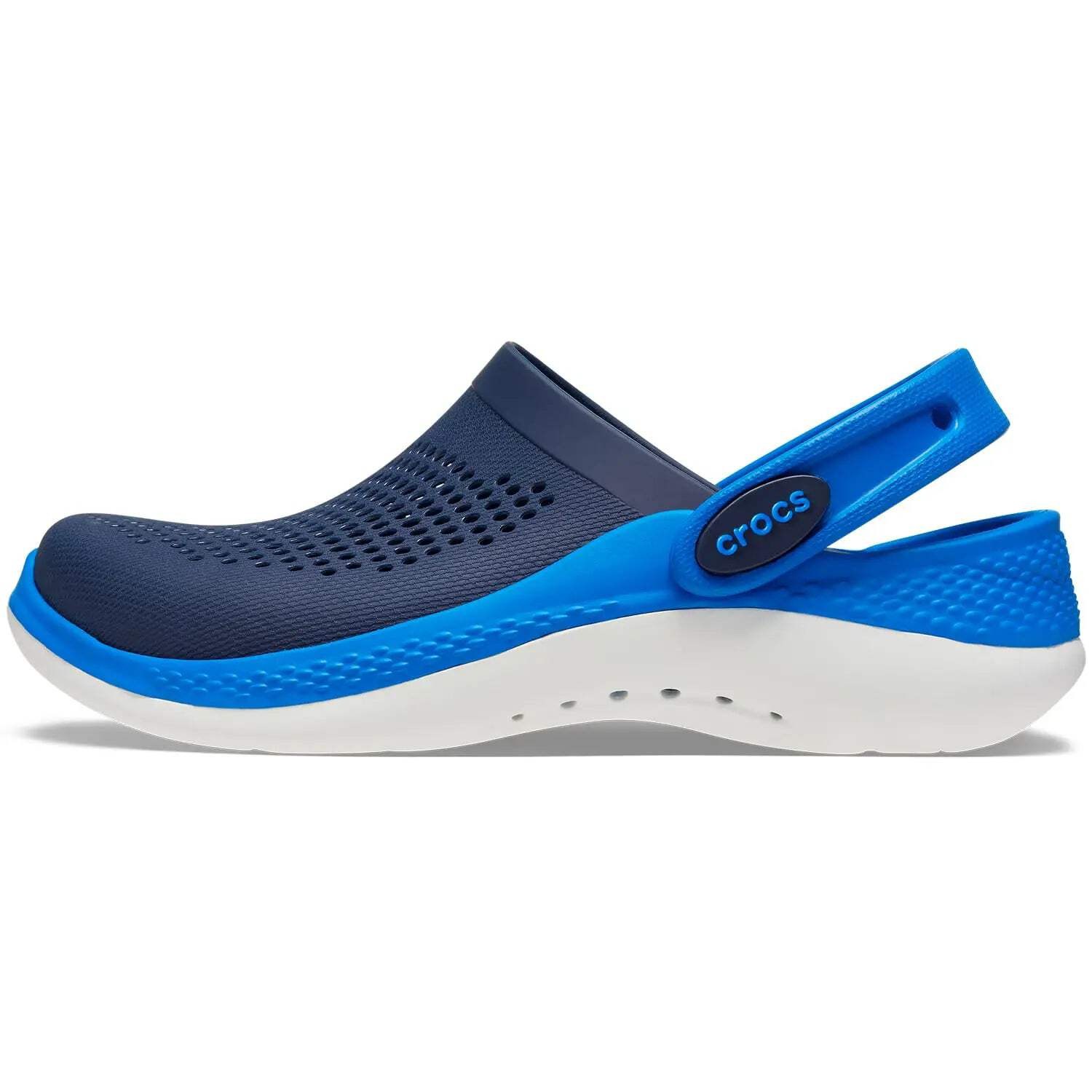 Crocs LiteRide 360 Clog Kids Toddlers Navy/Bright Cobalt Shoes Sizes 7, 8