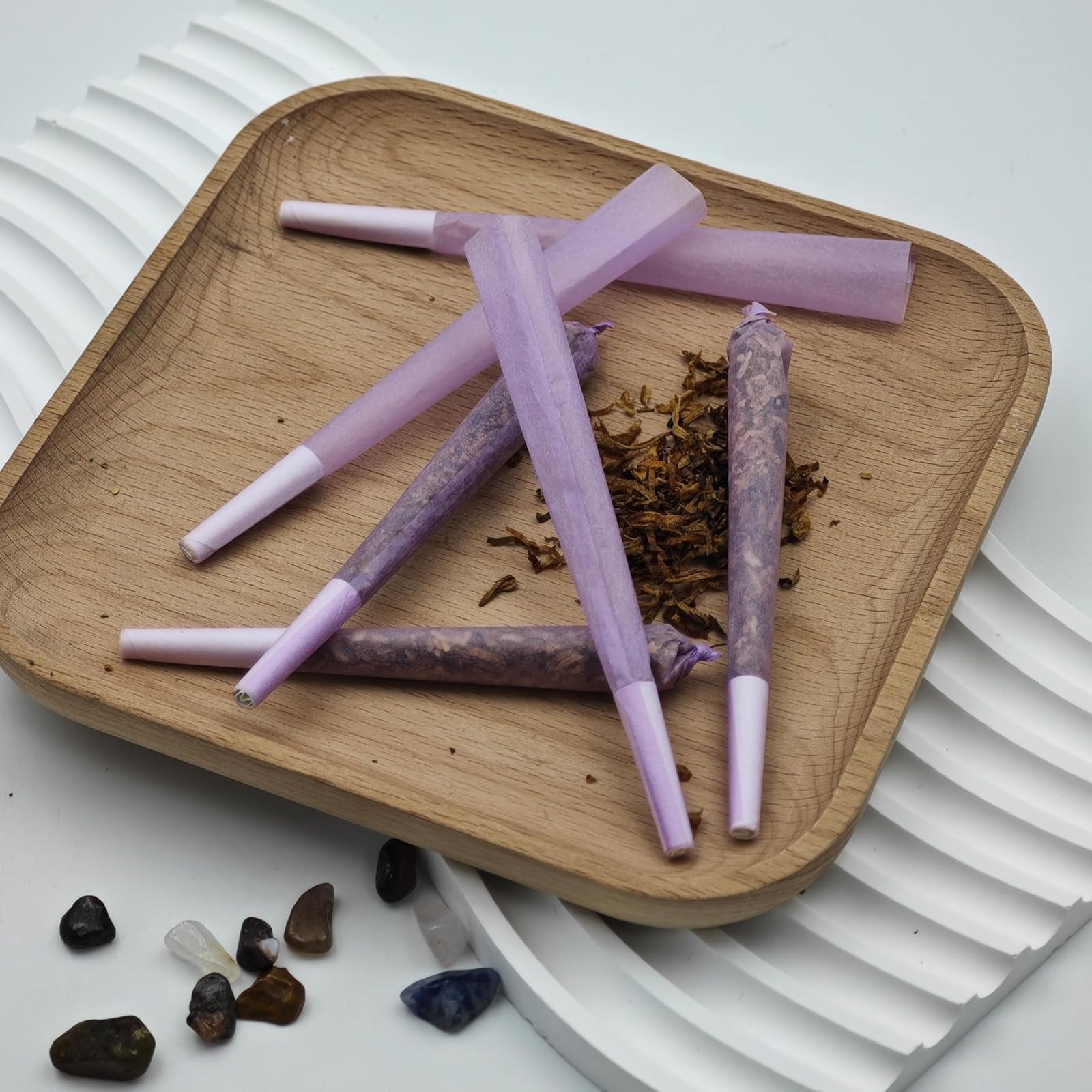usixdaxla Purple Pre Rolled Cones - 100 Pack King Size Rolling Papers