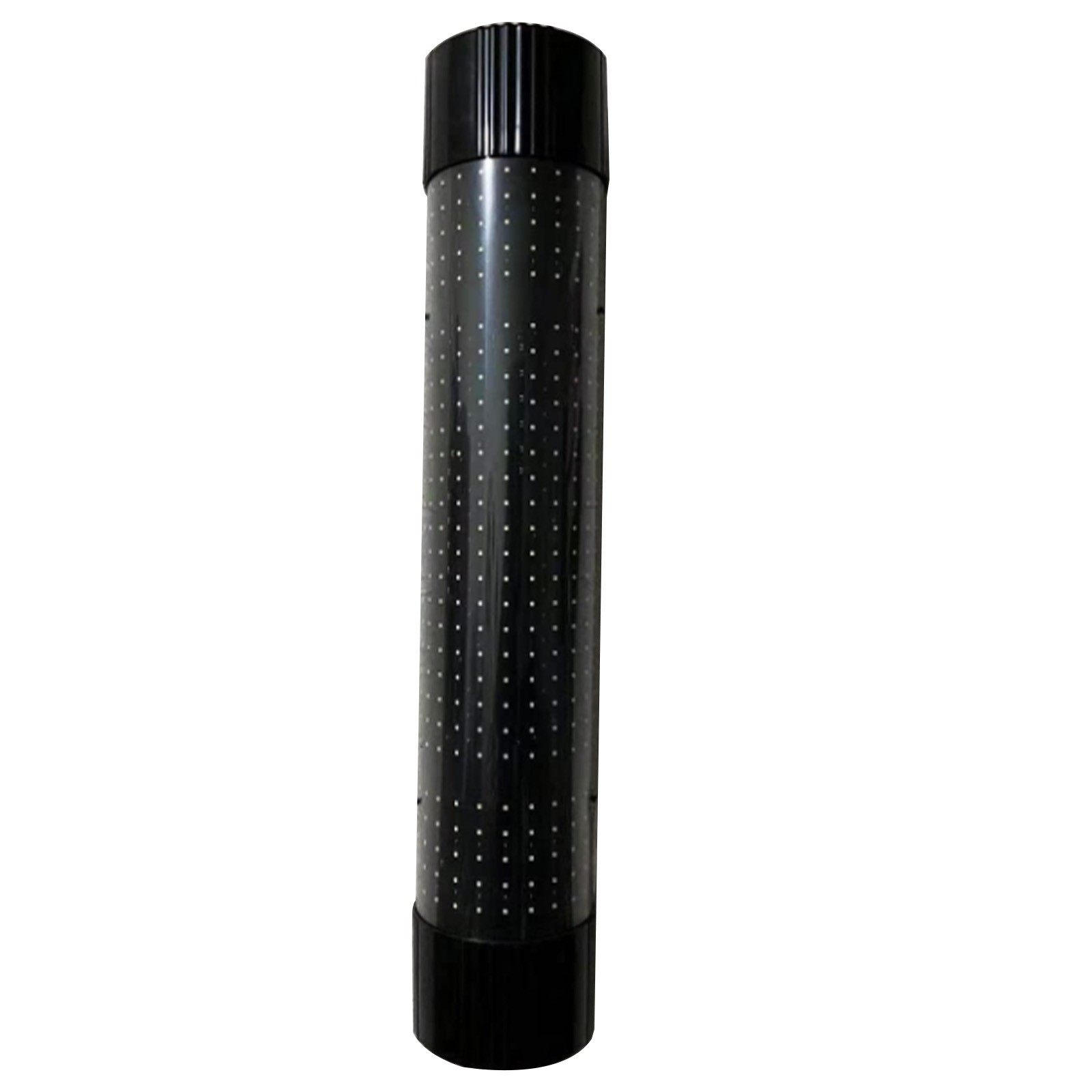 Rain-Proof 33in Rotating Barber Pole, LED Salon Light for Outdoor Wall Mount