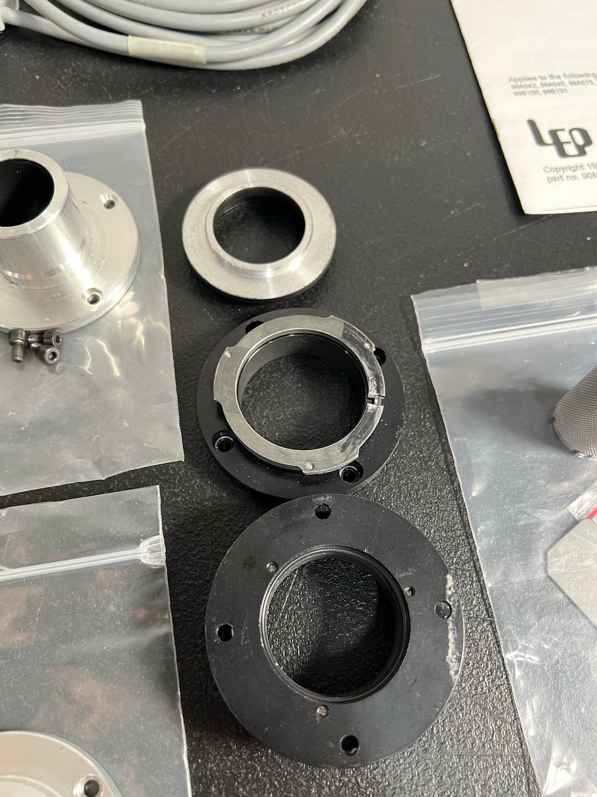 Ludl LEP Microscope Dual Filter Wheel Shutter Assembly Serial #097449