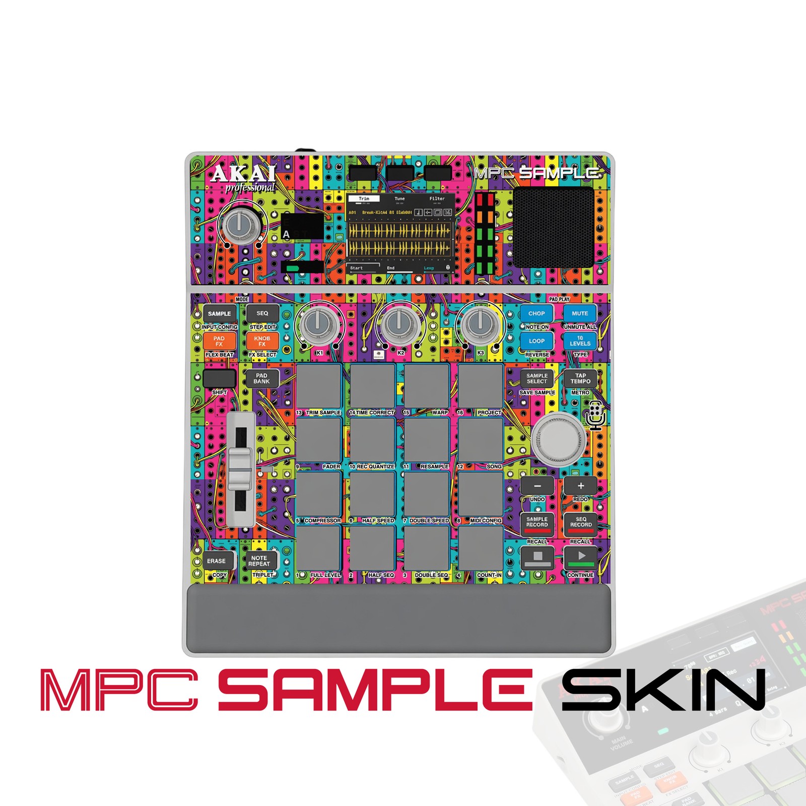 Akai MPC Sample Skin / prism riot