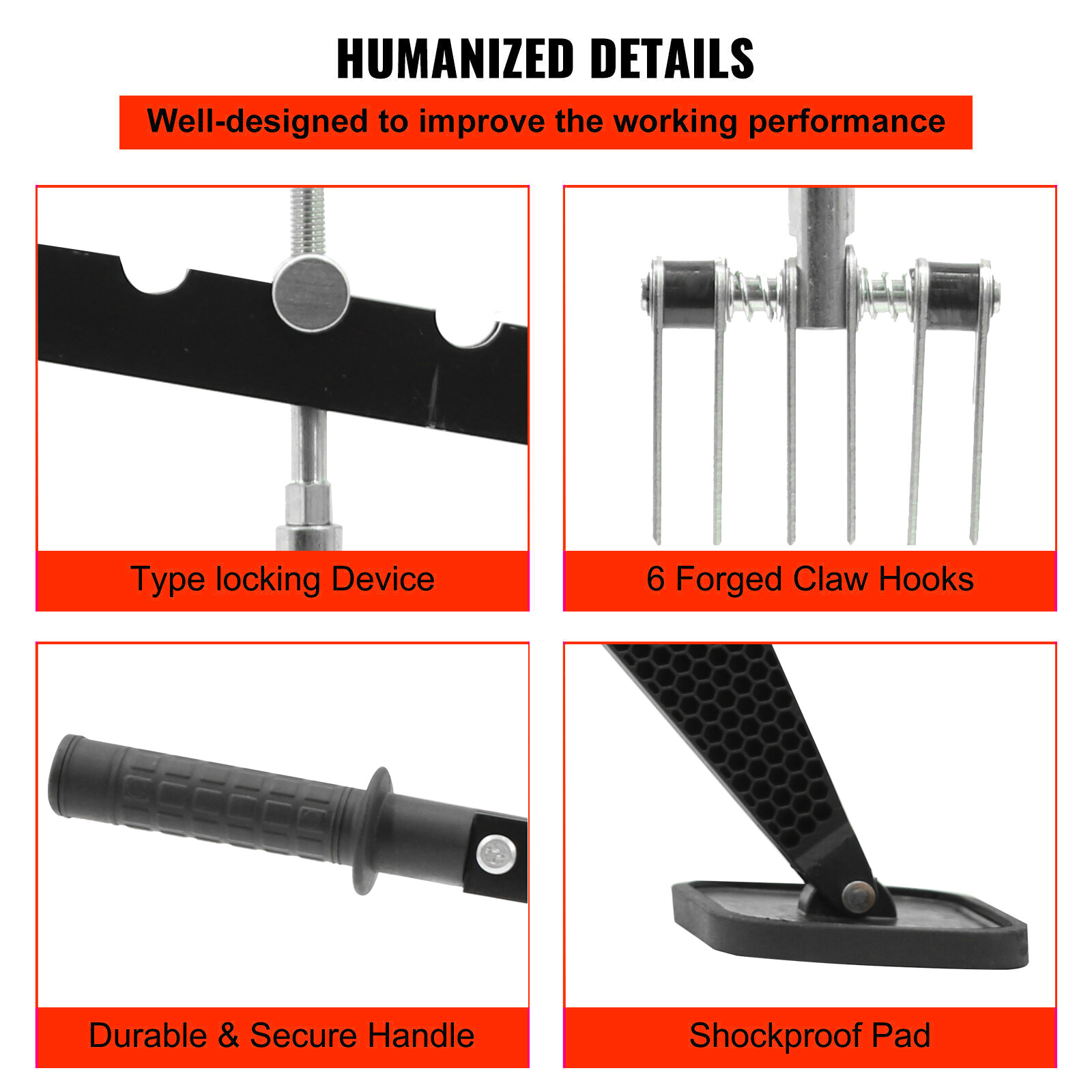 Car Dent Bar Puller Pull Lever Pulling Kit Removal Hammer Repair Auto Body Tool