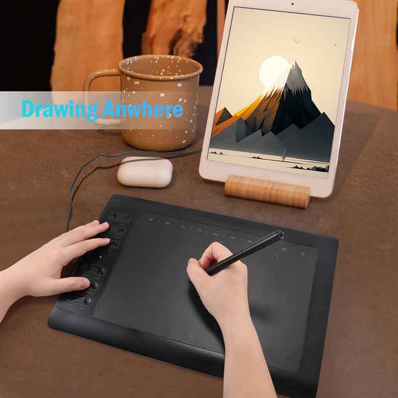 Digital Graphic Drawing Tablet with Screen Pen Display 22 Shortkey for Android