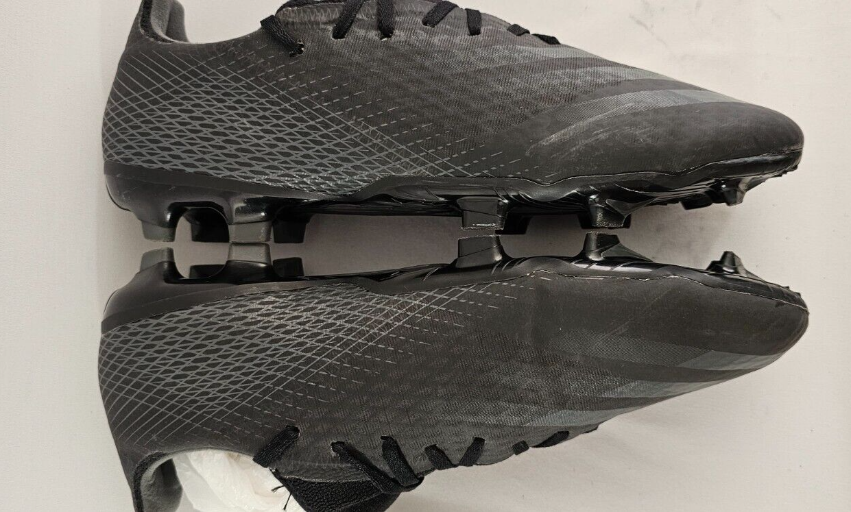 ADIDAS X GHOSTED.3 FG Soccer Cleats Mens Size 12 M BLACK-GREY
